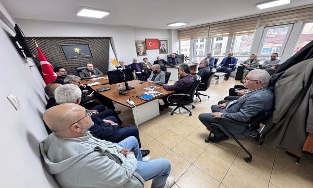 İlçe Başkanlarımız ve İlçe Koordinatörümüz ile VKS Yöntemiyle Toplantısı